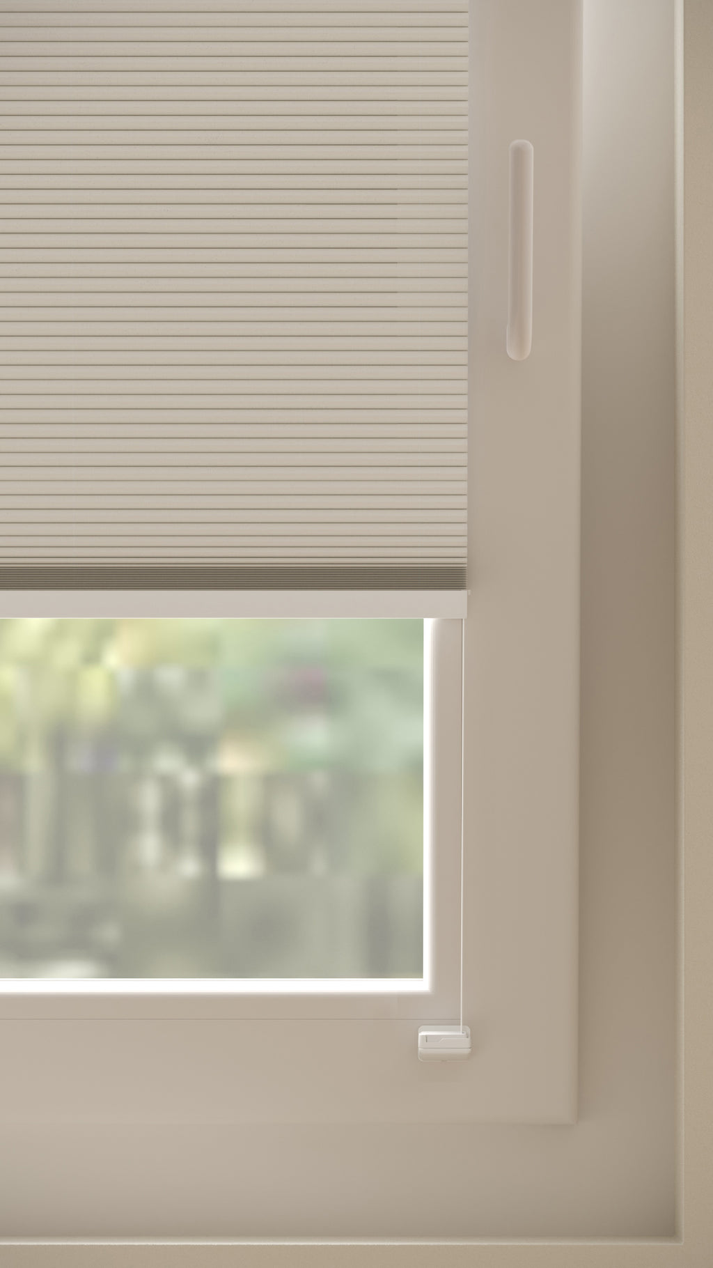 Plissé gordijn Parijs Lichtbeige Verduister 5110 - Draai/kiep