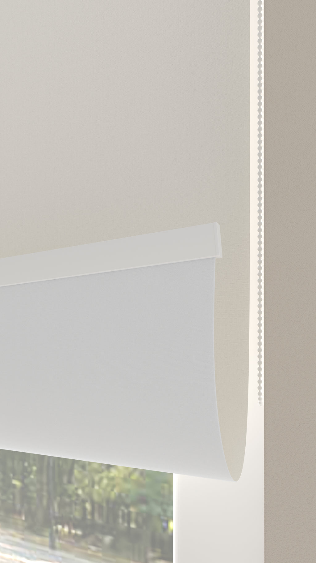 Elektrisch Rolgordijn Napoli verduister Beige 5180