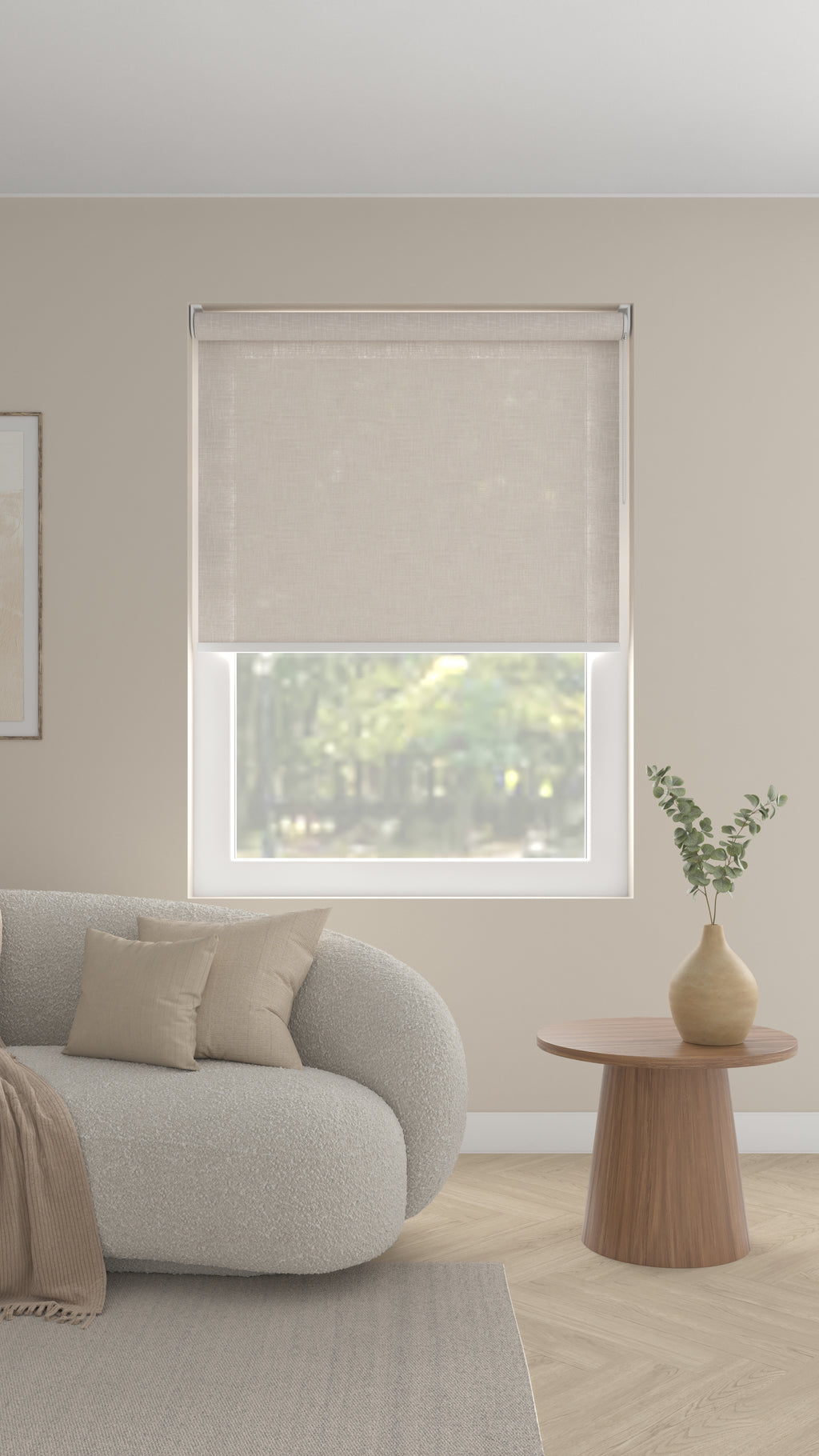 Elektrisch Rolgordijn Parma Beige 200