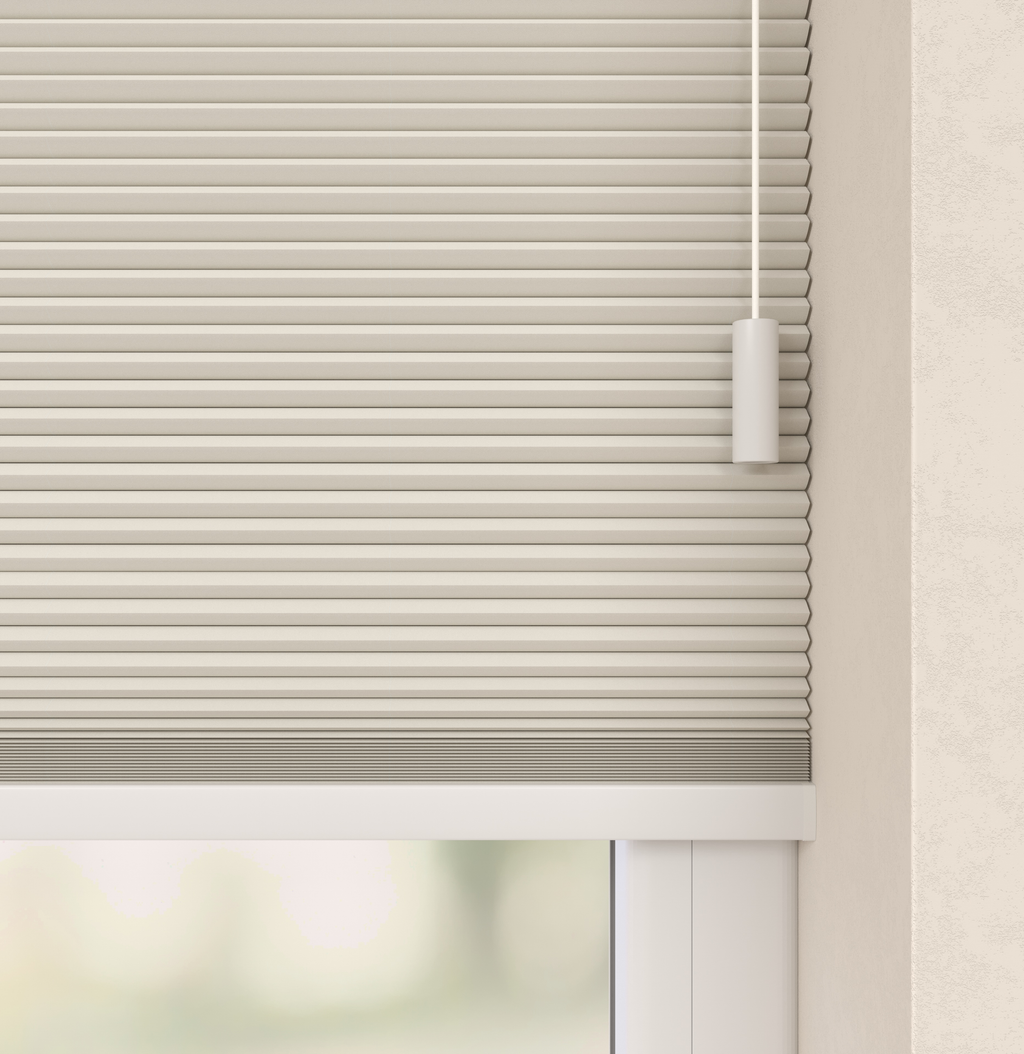 Plissé gordijn Parijs Lichtbeige Verduister 5110