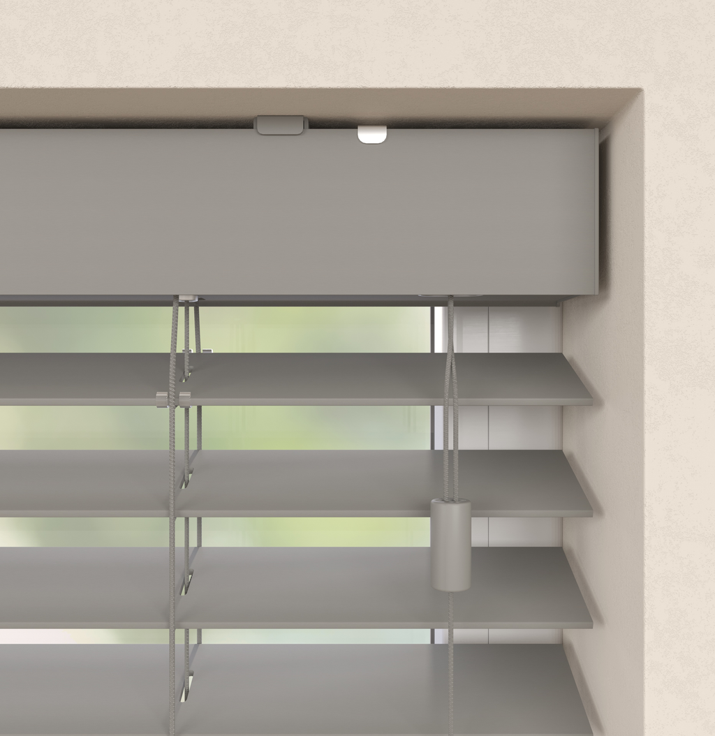 Houten Jaloezie Premium Warm Grijs Afbeelding 2