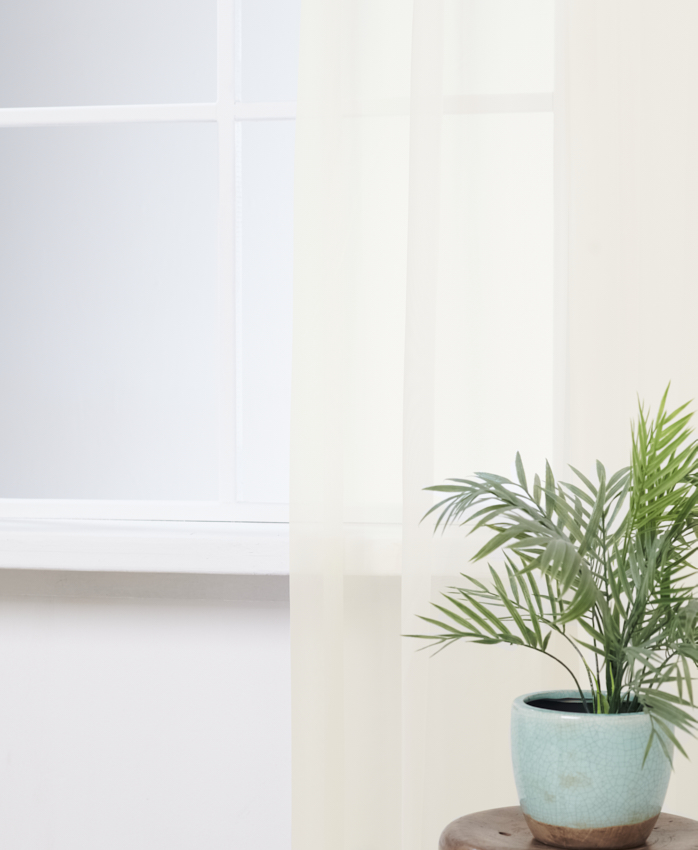 Vitrage Franse Voile Champagne Afbeelding 1