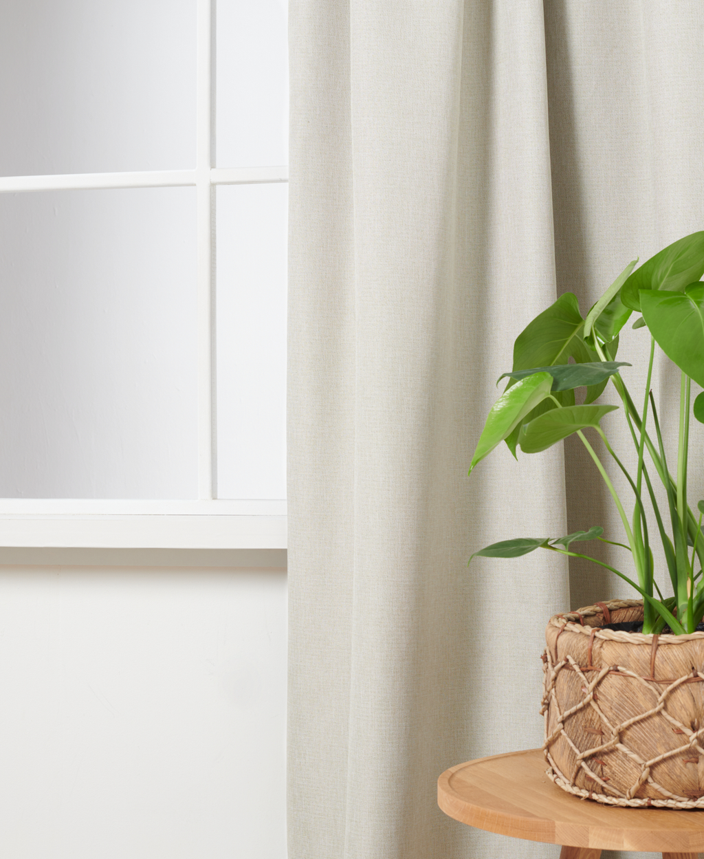 Gordijn Robin Linnenlook Lichtzand 4502 Afbeelding 2