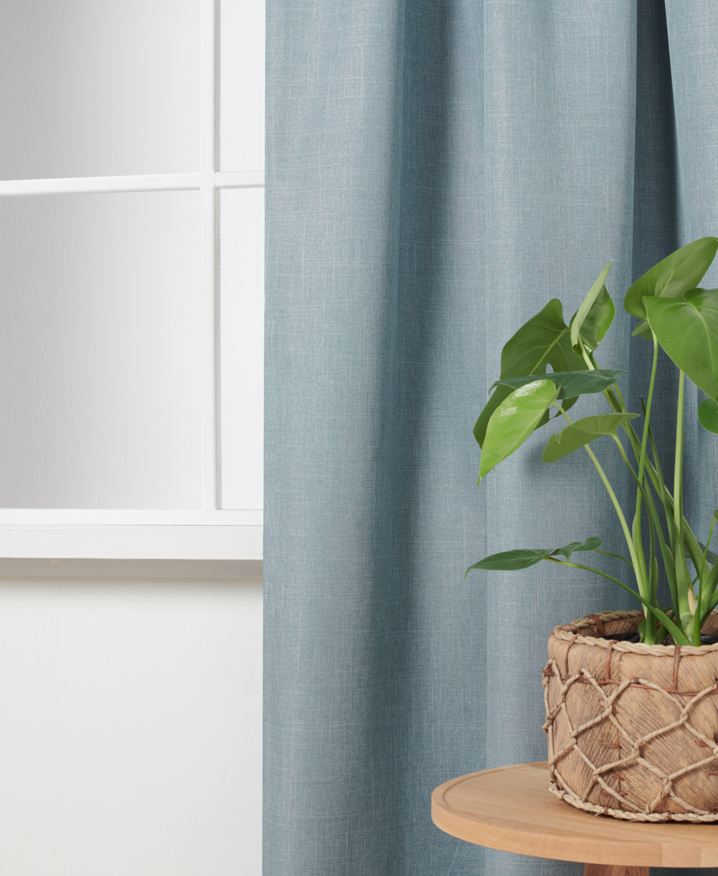 Gordijn Robin Linnenlook Blauw 4111 Afbeelding 2