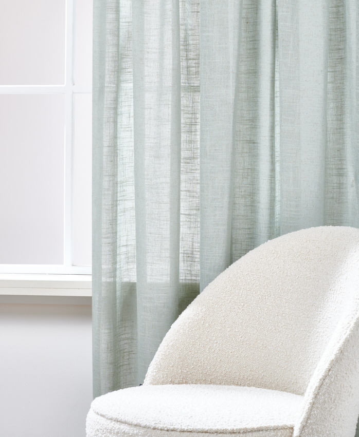 Inbetween Mallorca Linnen Zacht Groen 441 Afbeelding 1