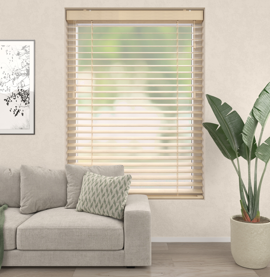 Bamboe Jaloezie Naturel Beige Afbeelding 1