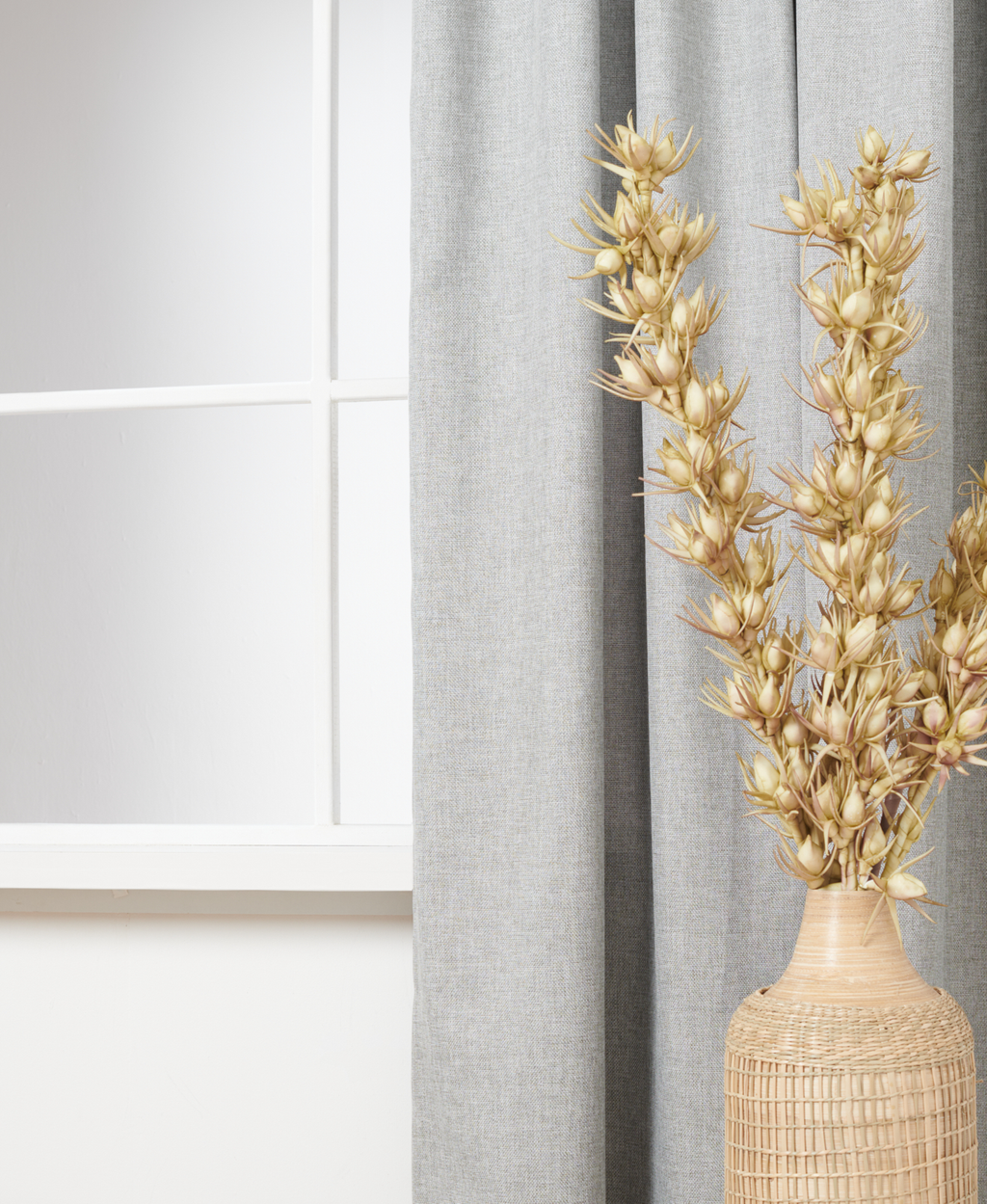 Gordijn Arlette Linnenlook Grijs 3802 Afbeelding 2