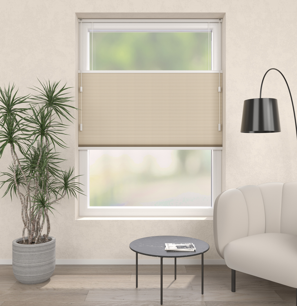 Plissé gordijn Trend Beige Verduister 03