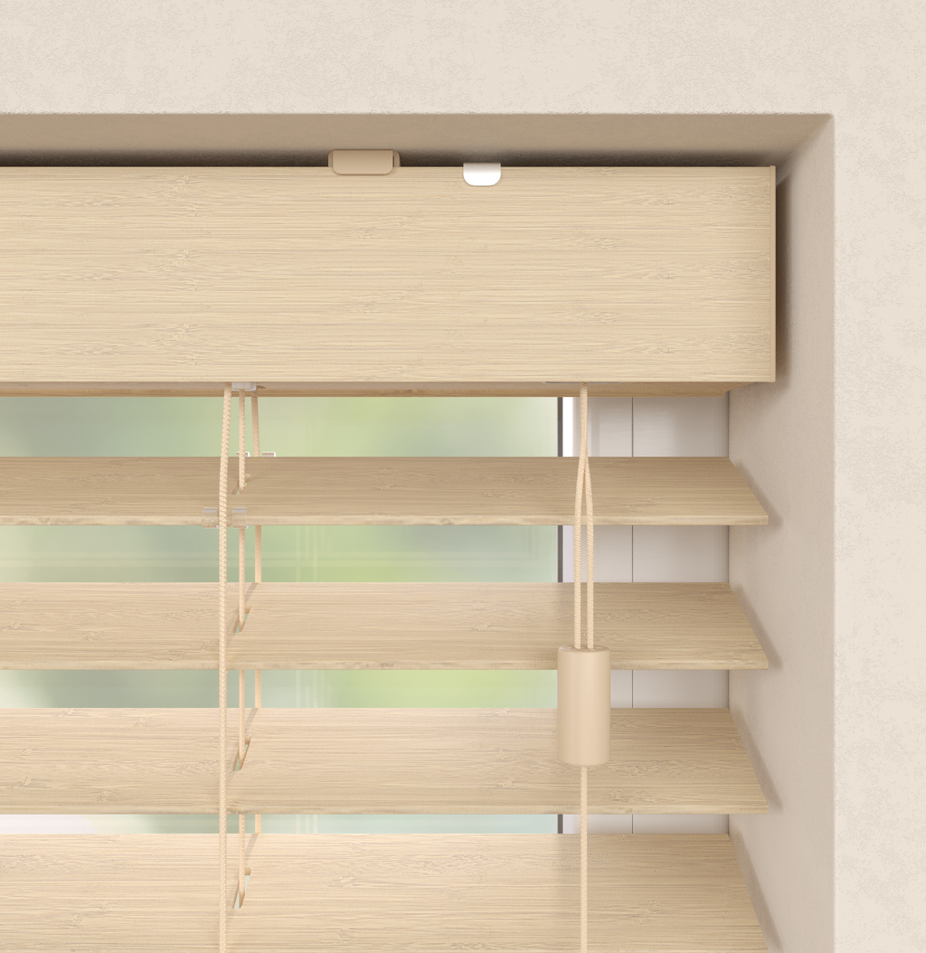 Bamboe Jaloezie Naturel Beige Afbeelding 2