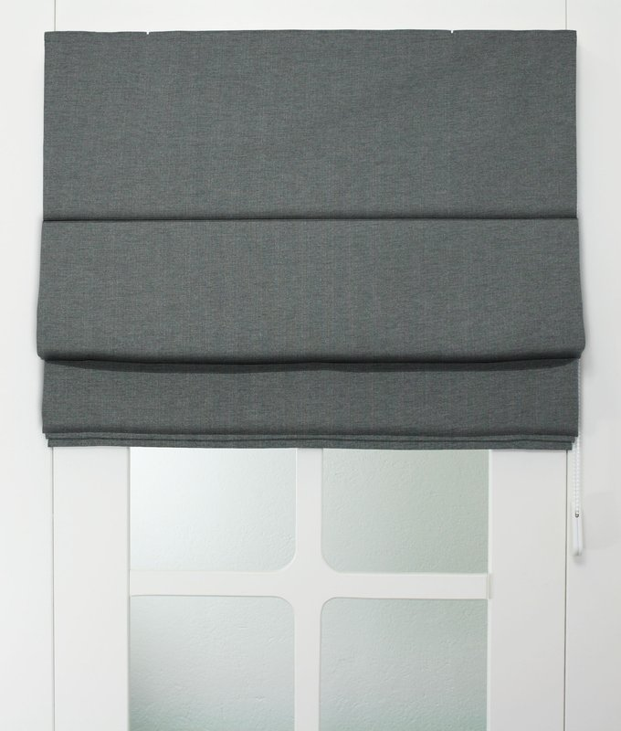 Vouwgordijn San Remo Antraciet Afbeelding 1