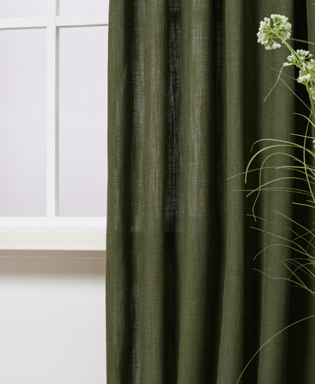 Gordijn Ibiza Linnen Groen 505 Afbeelding 2