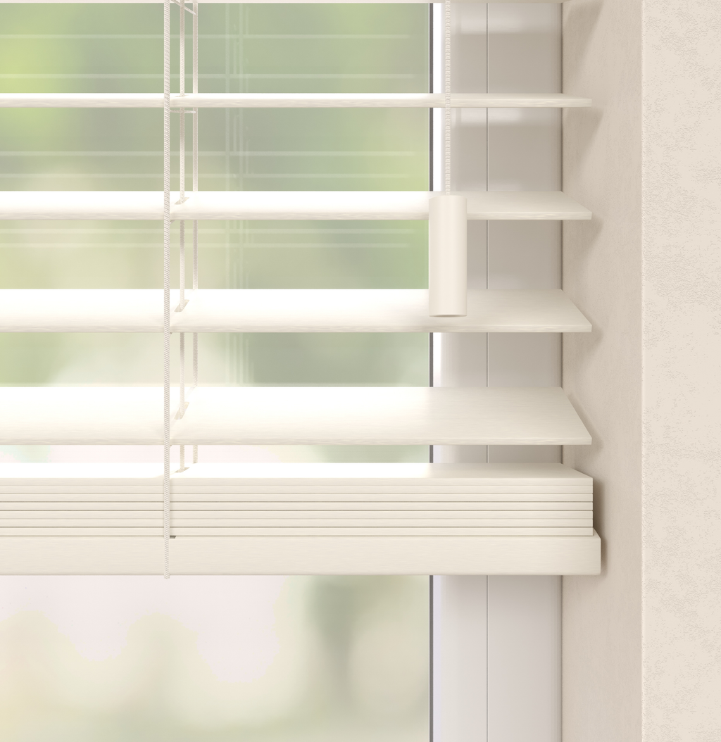 Houten Jaloezieën - Premium Lichtbeige