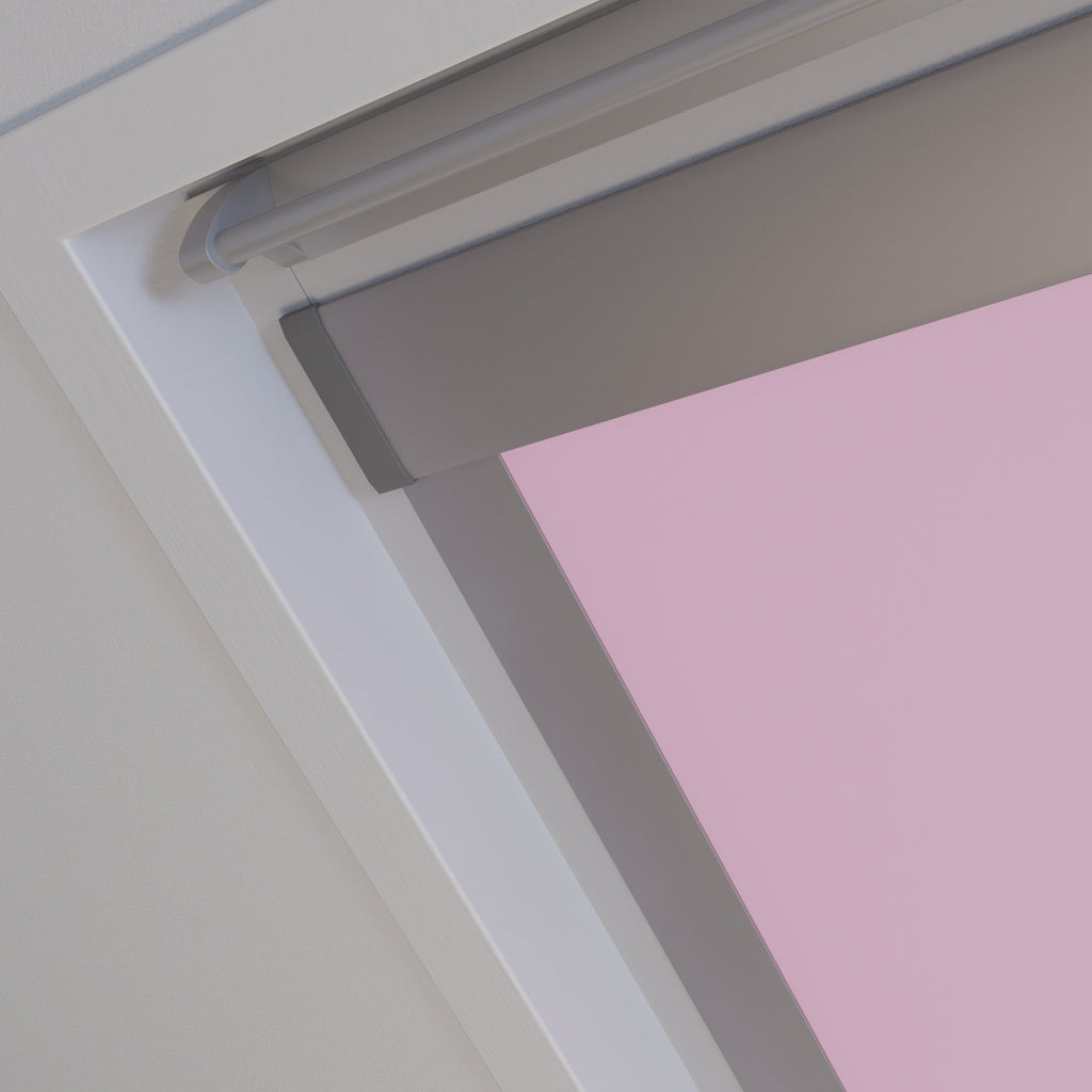 Dakraam rolgordijn Licht Roze 910