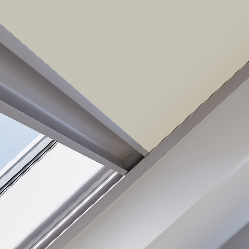 Dakraam rolgordijn Verduister Licht Beige 2921 free sample