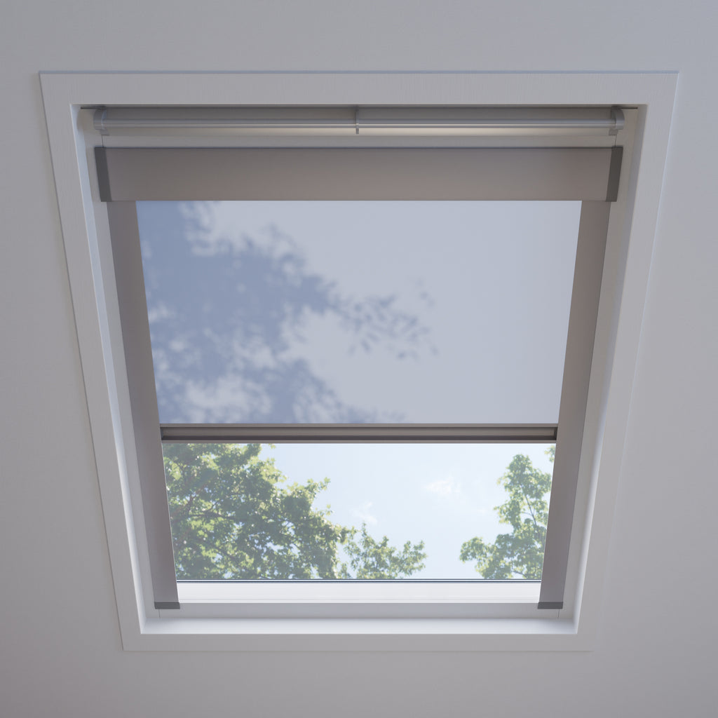 Dakraam rolgordijn Licht Blauw 920 free sample