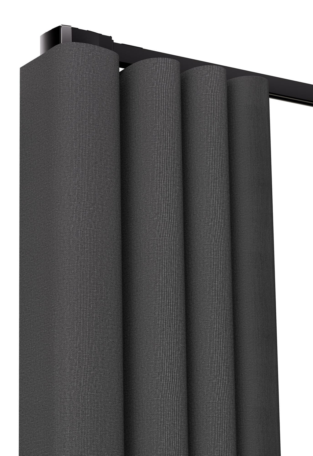 Elektrische Gordijnrails Zwart MotionBlinds