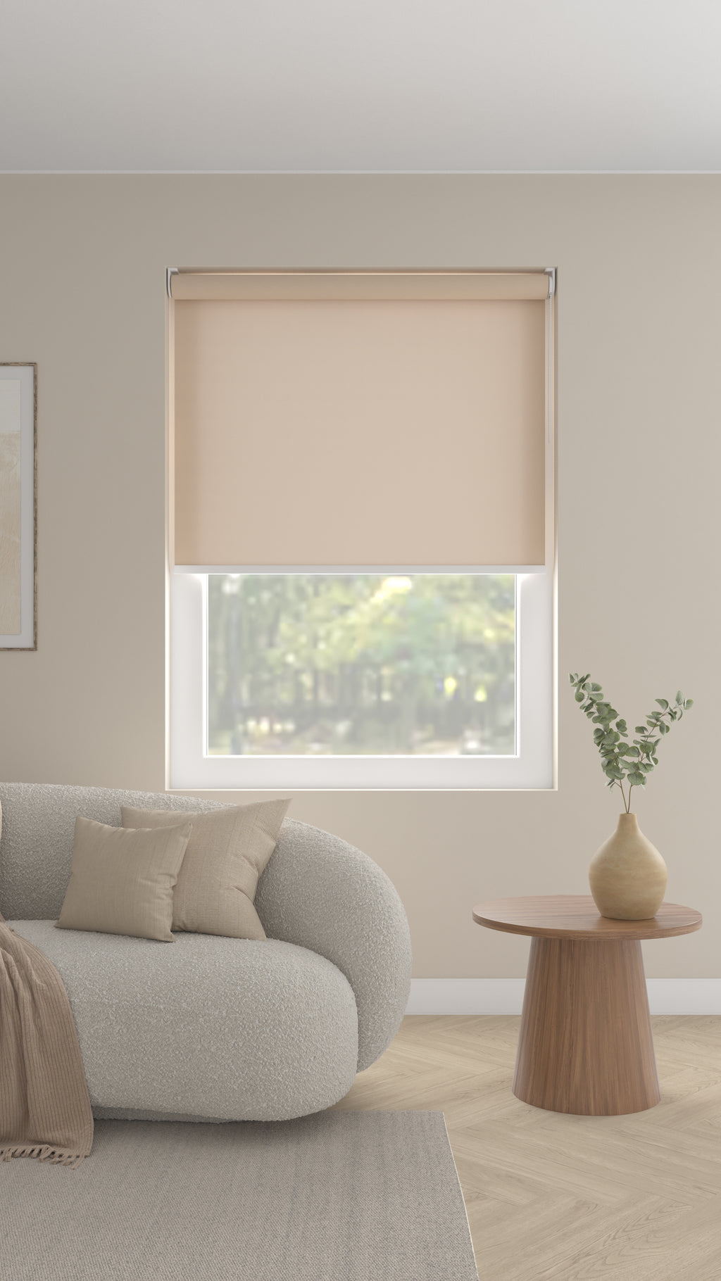 Elektrisch Rolgordijn Bari Beige 700