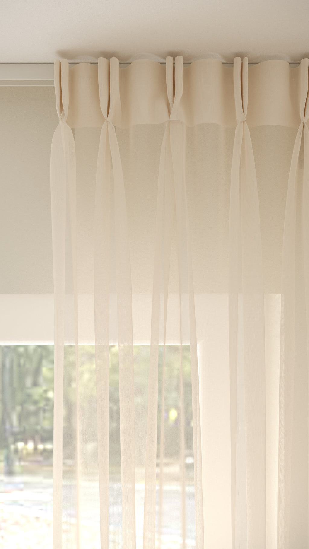 Franse Voile Champagne Extra Hoog