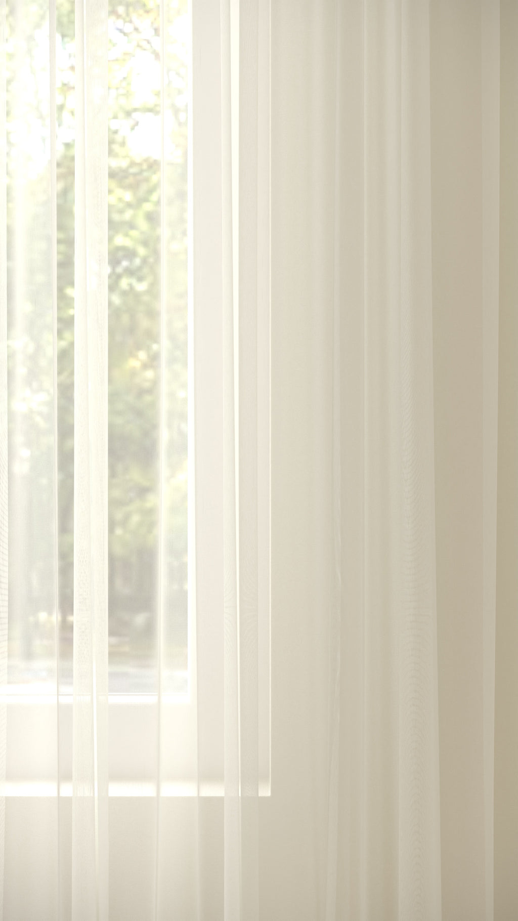 Franse Voile Ivoor Extra Hoog