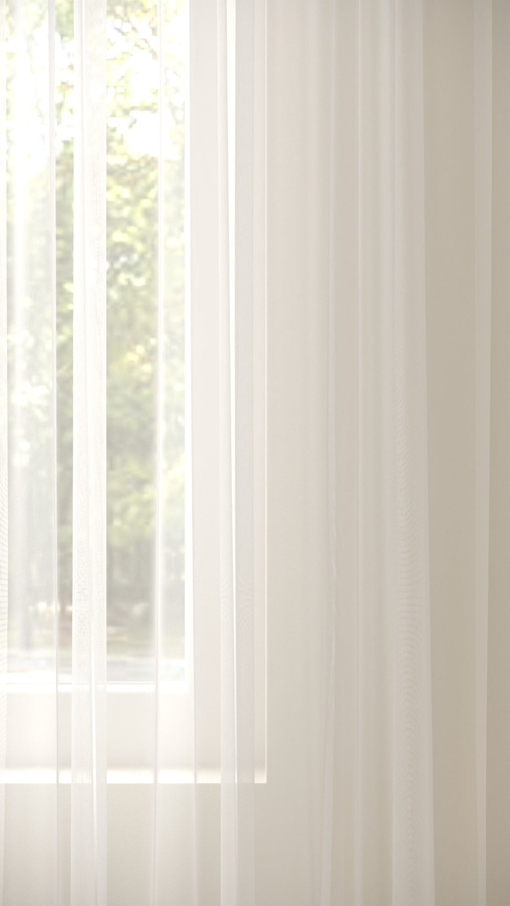 Franse Voile Wit Extra Hoog