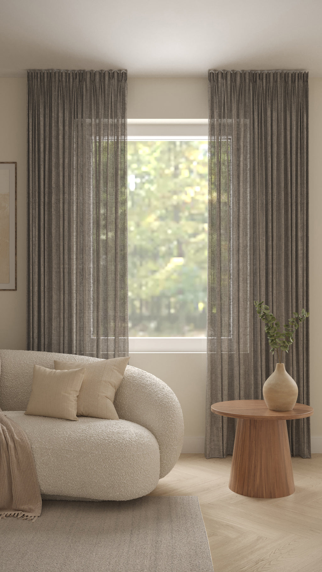 Inbetween Linnenlook Grijs