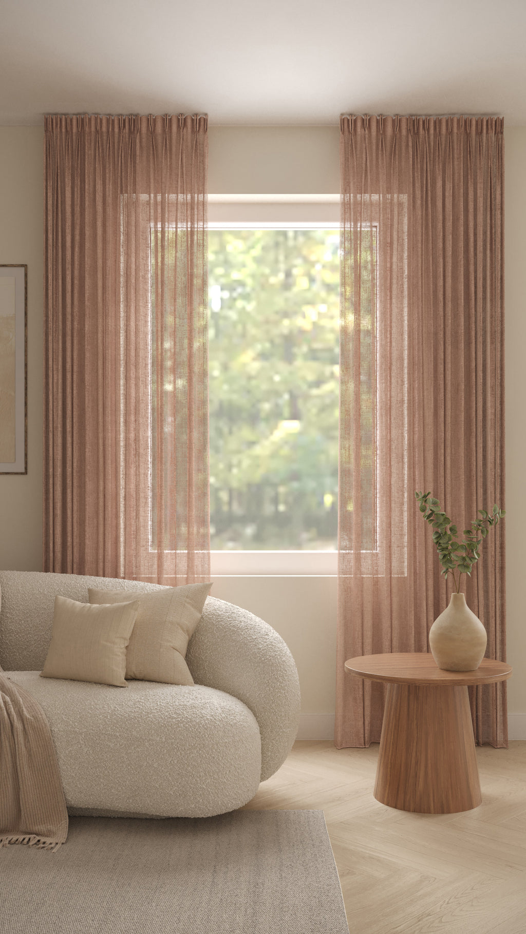 Inbetween Linnenlook Oud Roze