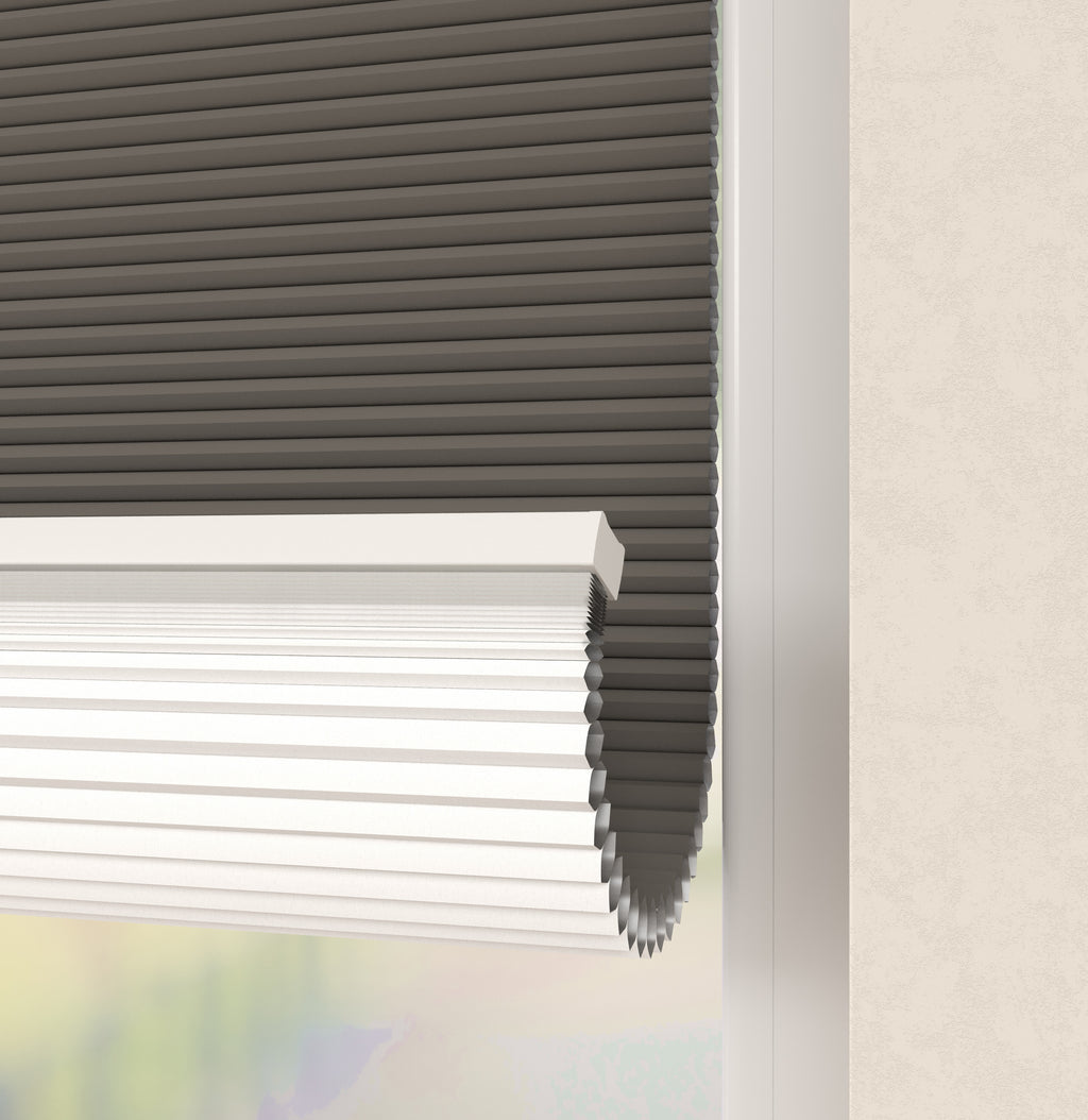 Premium Plissé gordijnen Parijs Antraciet Verduister 5200