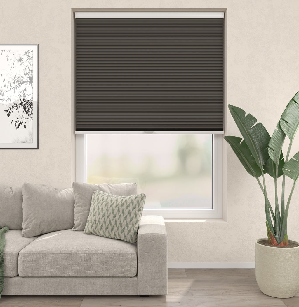 Plissé Gordijn Premium Parijs Antraciet Verduister 5200 Afbeelding 1