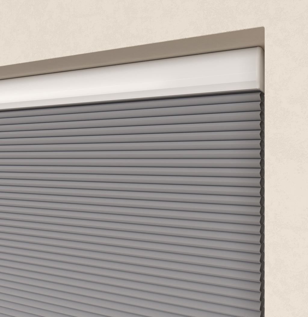 Premium Plissé gordijnen Parijs Grijs Verduister 5220