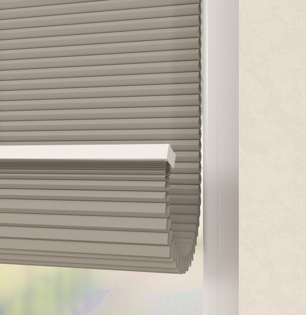 Premium Plissé gordijnen Monaco Zand Verduister 04