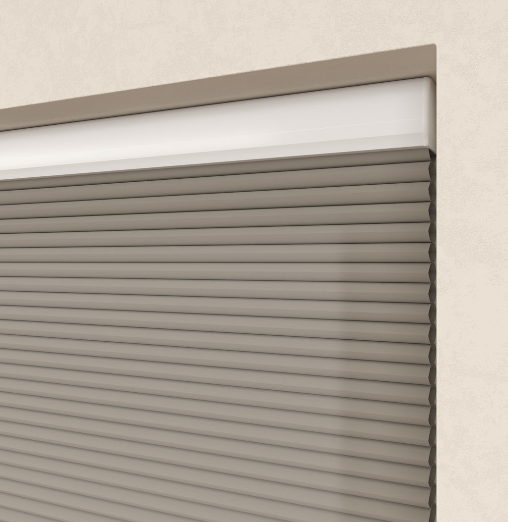 Premium Plissé gordijnen Monaco Zand Verduister 04