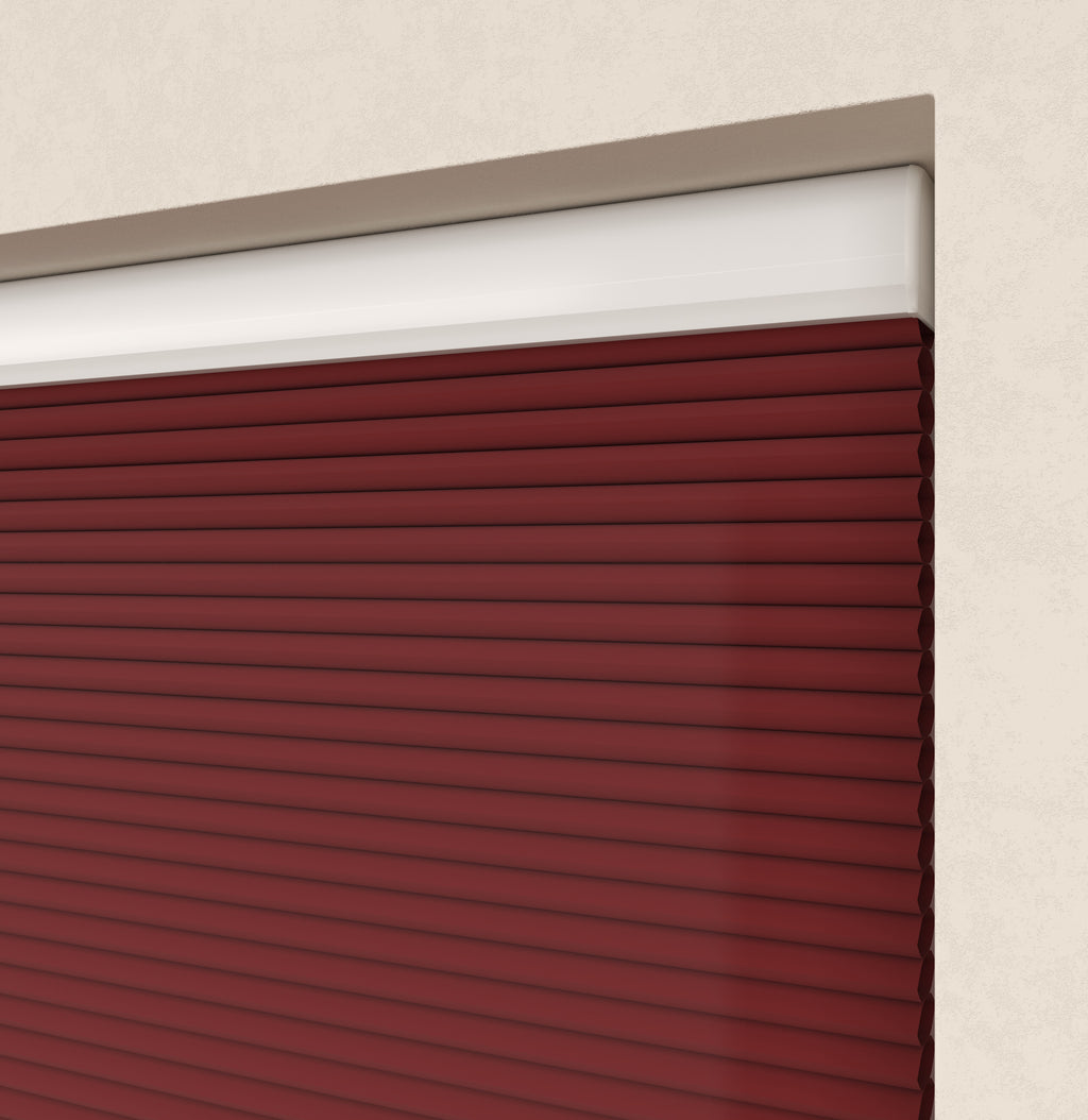 Premium Plissé gordijnen Monaco Rood 06