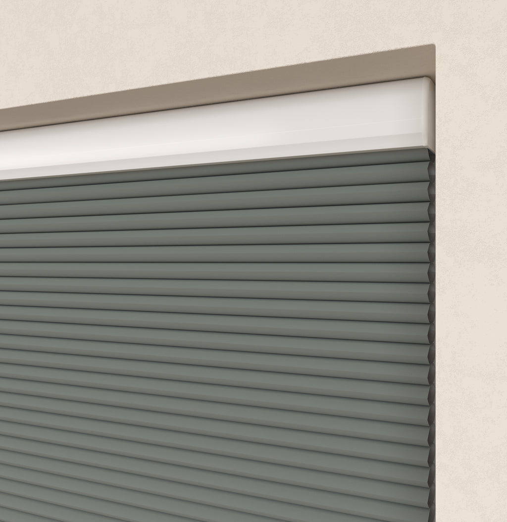 Premium Plissé gordijnen Monaco Grijs Verduister 11