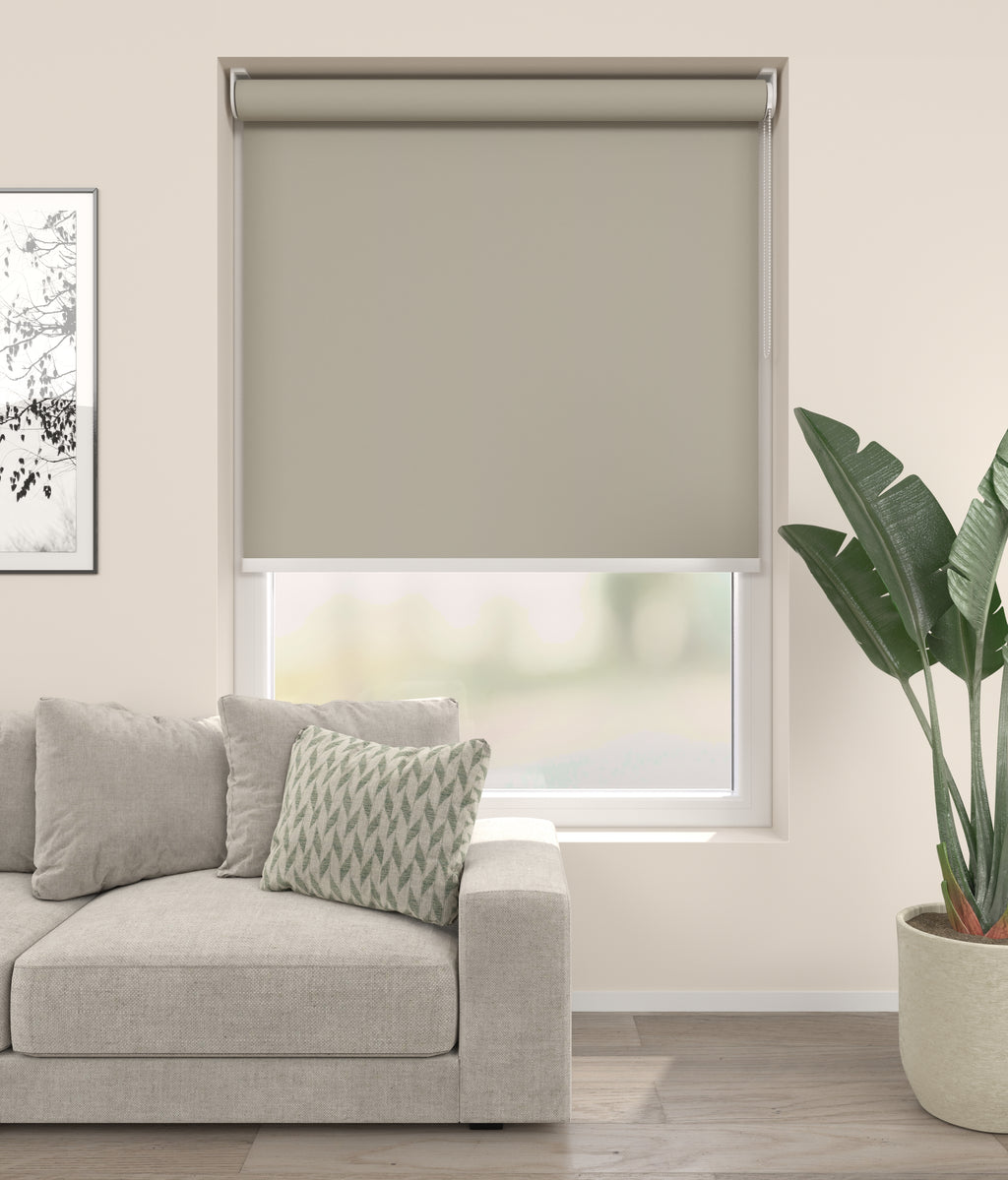 Rolgordijn Rome Donker Zand 130 Afbeelding 1