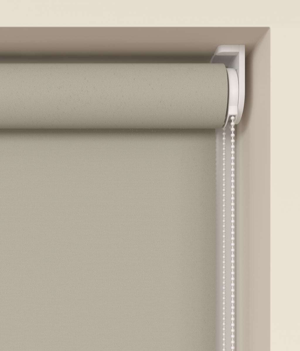 Elektrisch Rolgordijn Rome Donker Zand 130