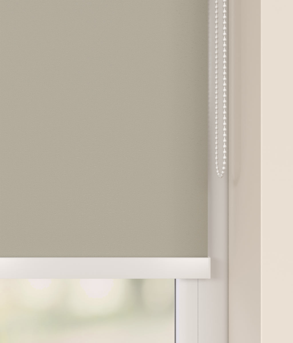 Elektrisch Rolgordijn Rome Donker Zand 130 Afbeelding 2