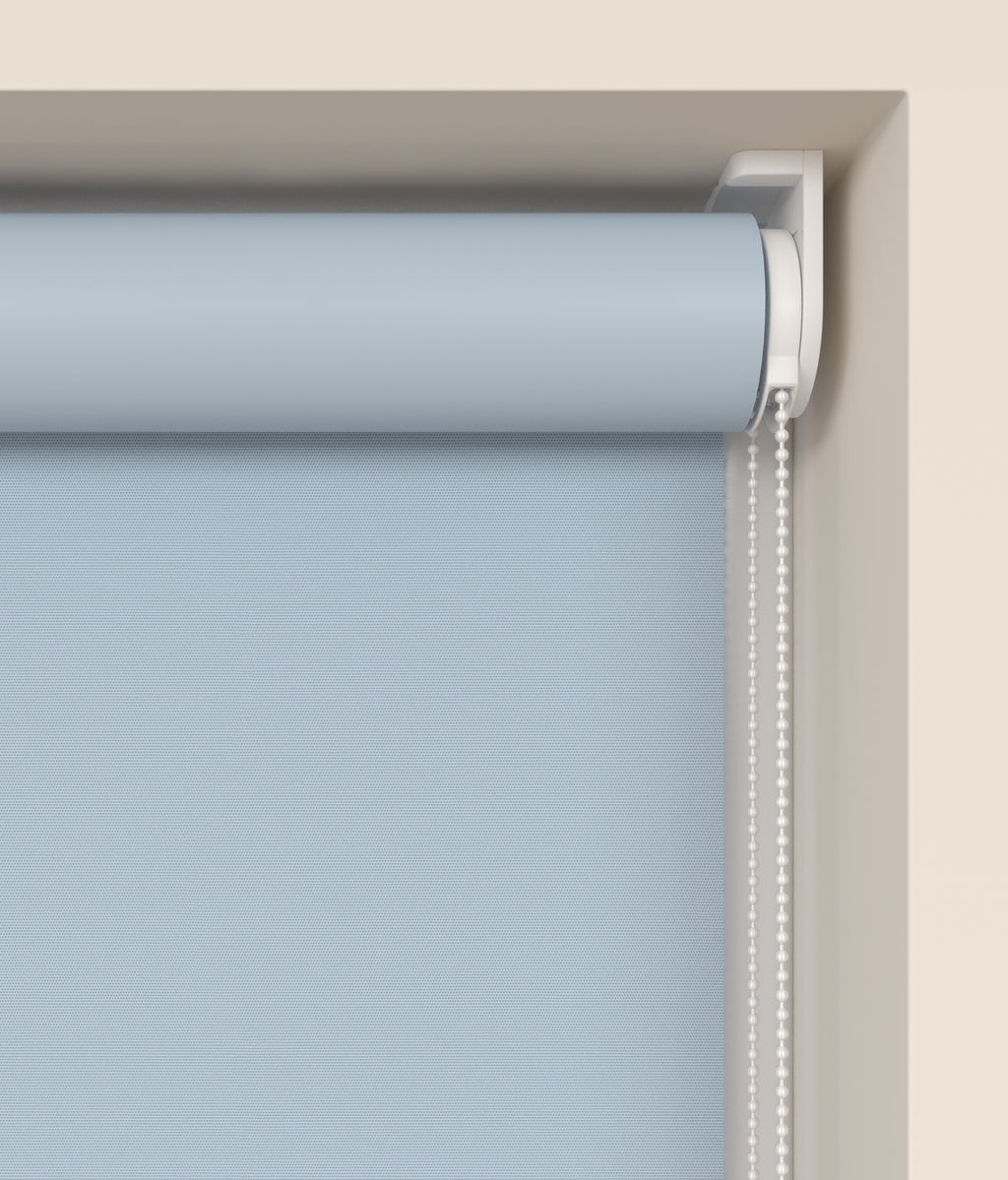 Elektrisch Rolgordijn Rome Verduister Licht Blauw 5920