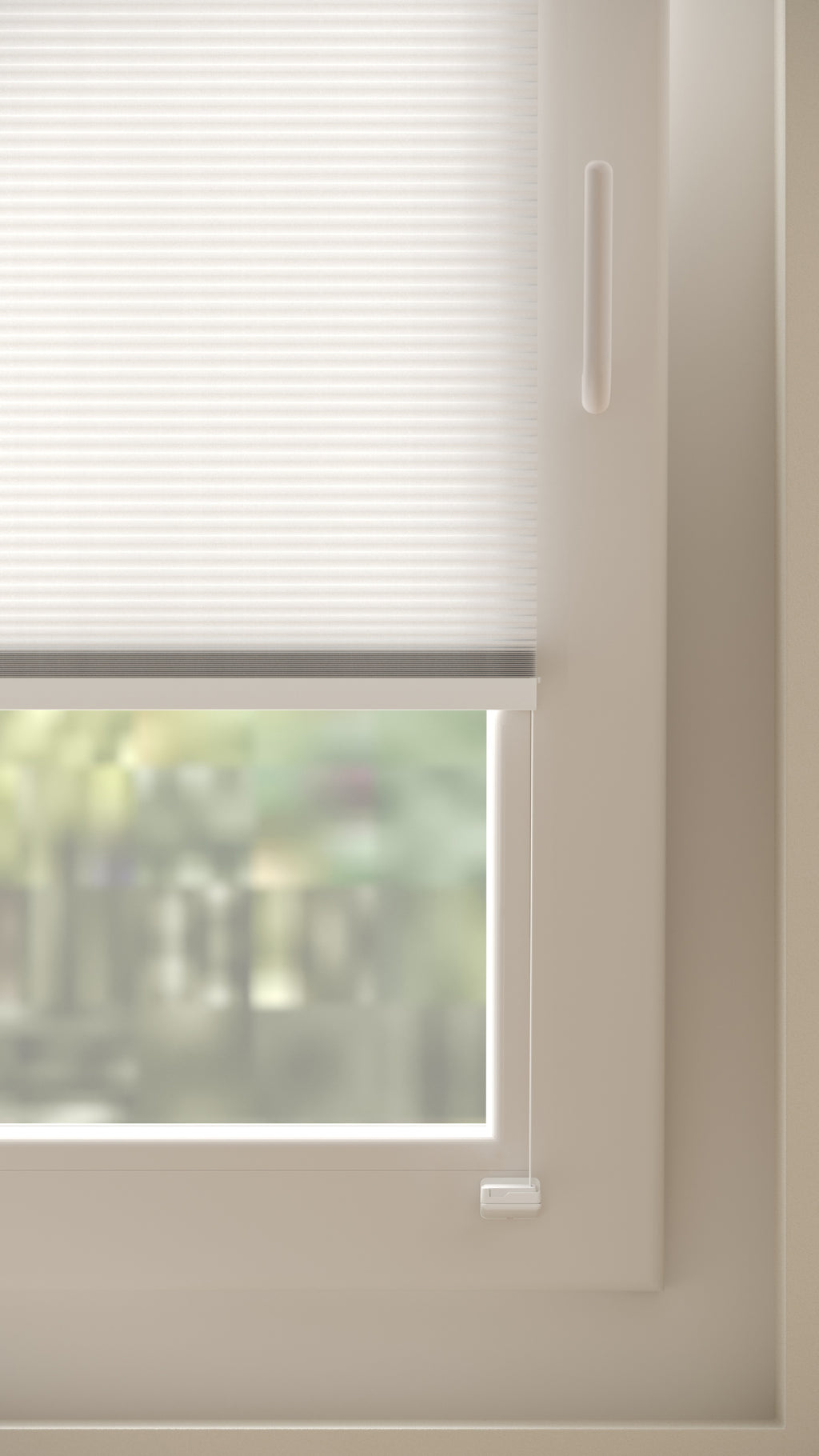 Plissé gordijnen Trend Wit 01 - Draai/kiep