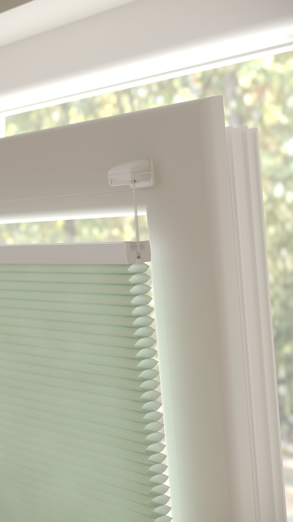 Plissé gordijnen Trend Zachtgroen 08 - Draai/kiep