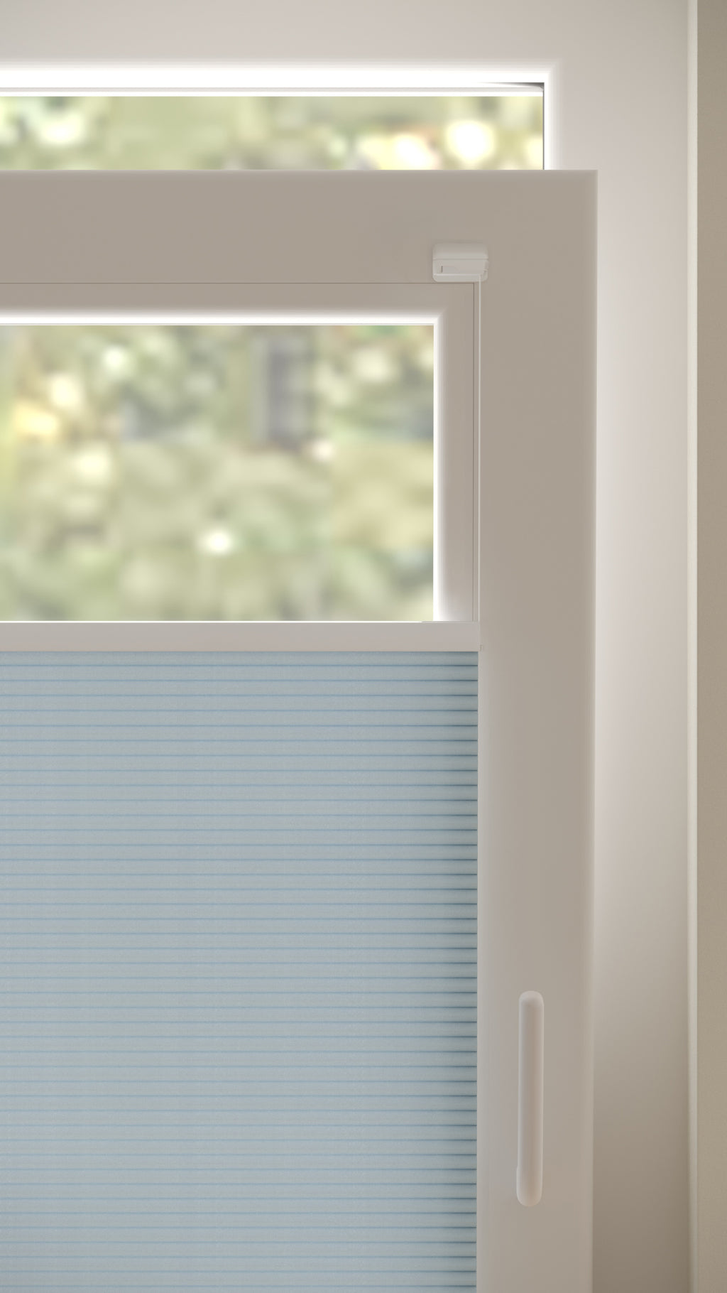 Plissé Gordijn Trend Zachtblauw 09 Draai Kiep Afbeelding 2