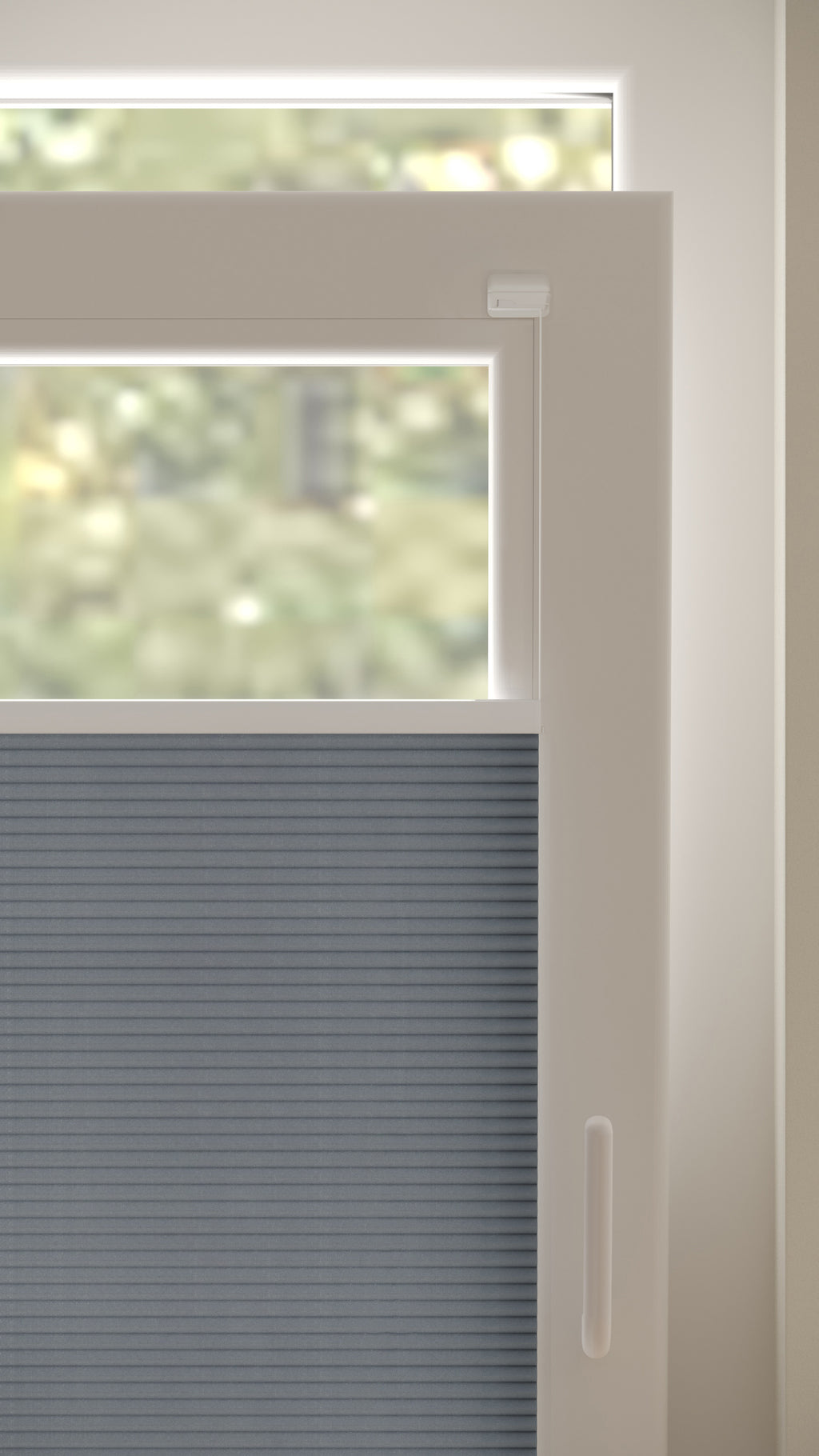 Plissé Gordijn Trend Staalblauw 10 Draai Kiep Afbeelding 2