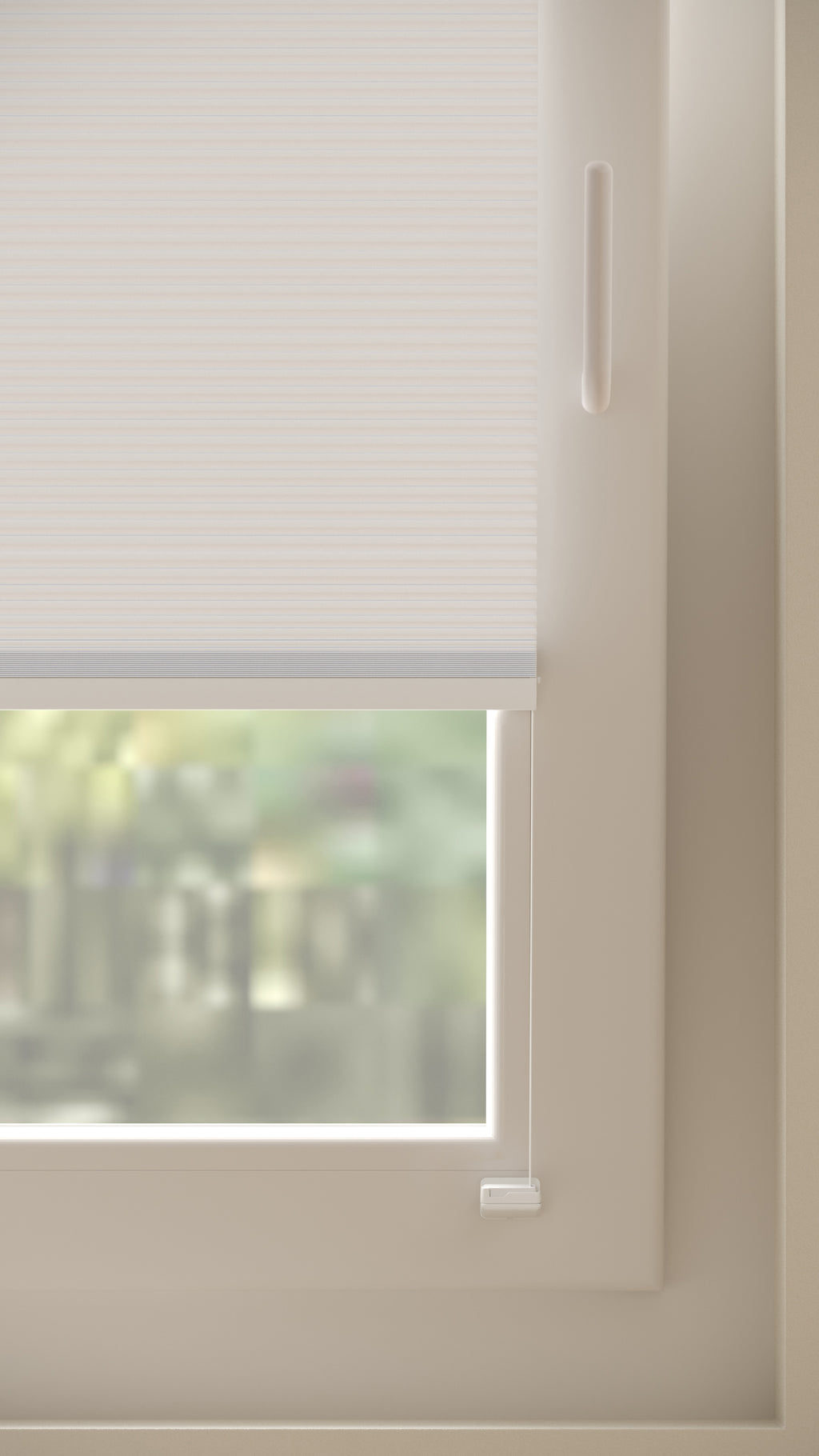 Plissé gordijnen Trend Wit Verduister 01 - Draai/kiep