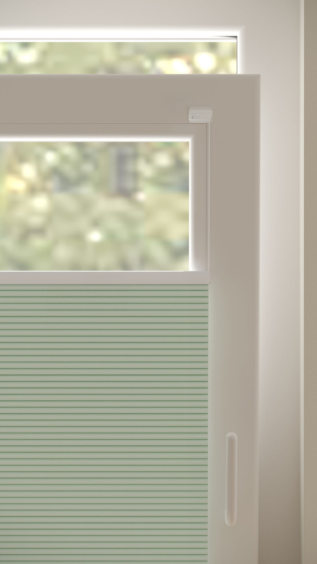 Plissé Gordijn Trend Zachtgroen Verduister 08 Draai Kiep Afbeelding 2