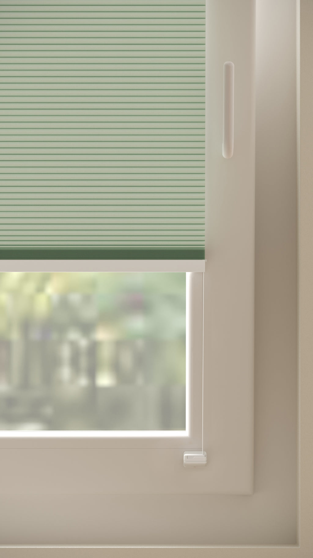 Plissé gordijnen Trend Zachtgroen Verduister 08 - Draai/kiep