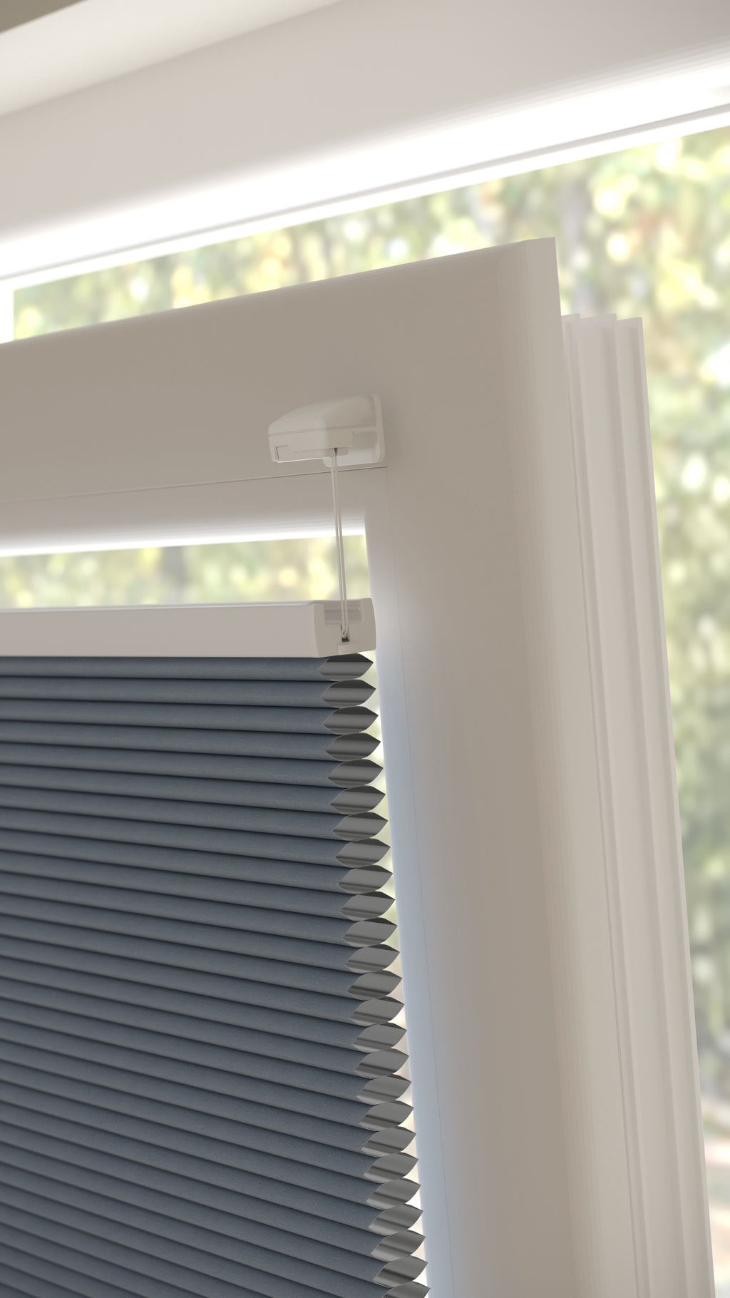 Plissé gordijnen Trend Staalblauw Verduister 10 - Draai/kiep