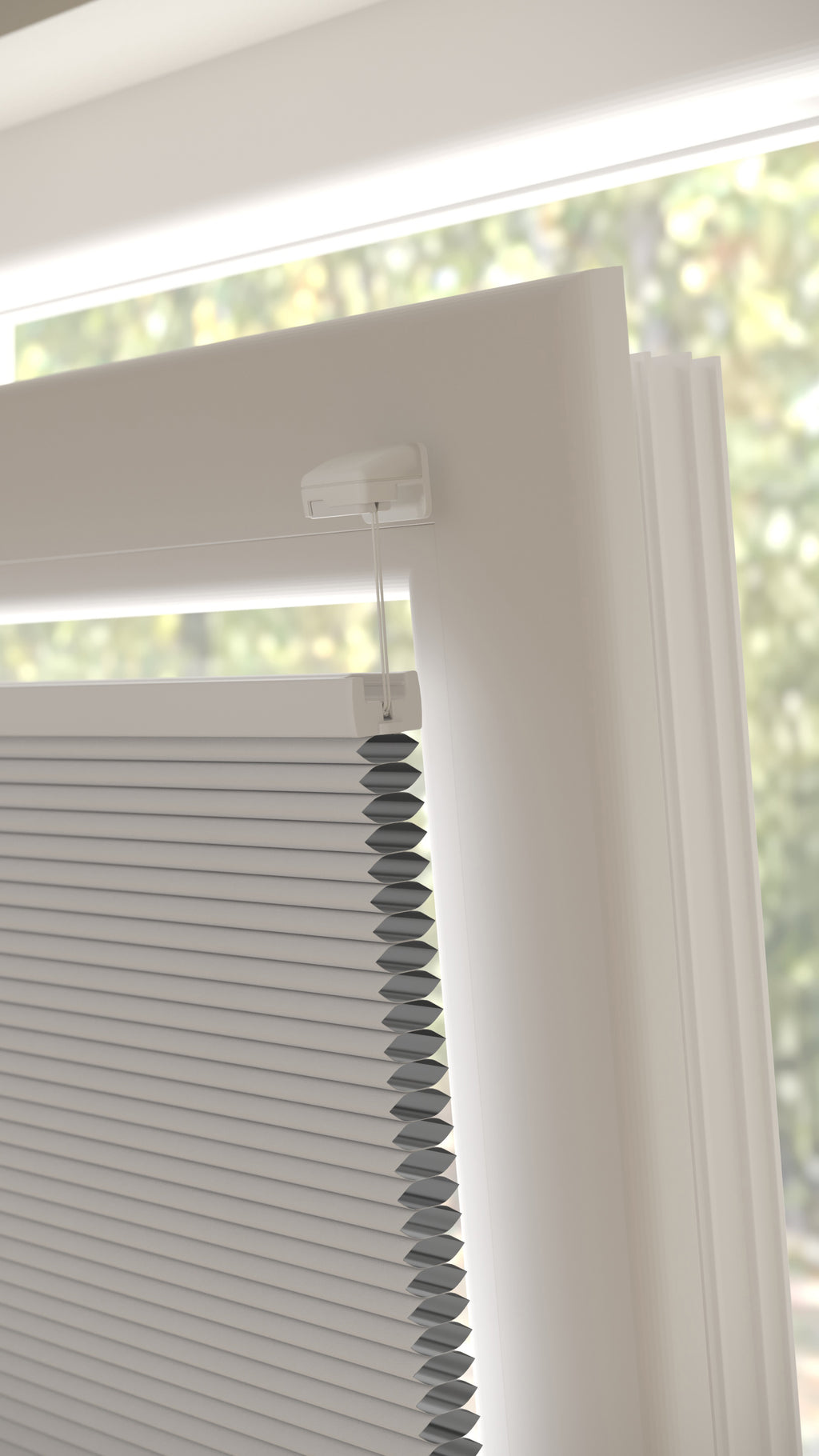 Plissé gordijnen Trend Lichtgrijs Verduister 11 - Draai/kiep