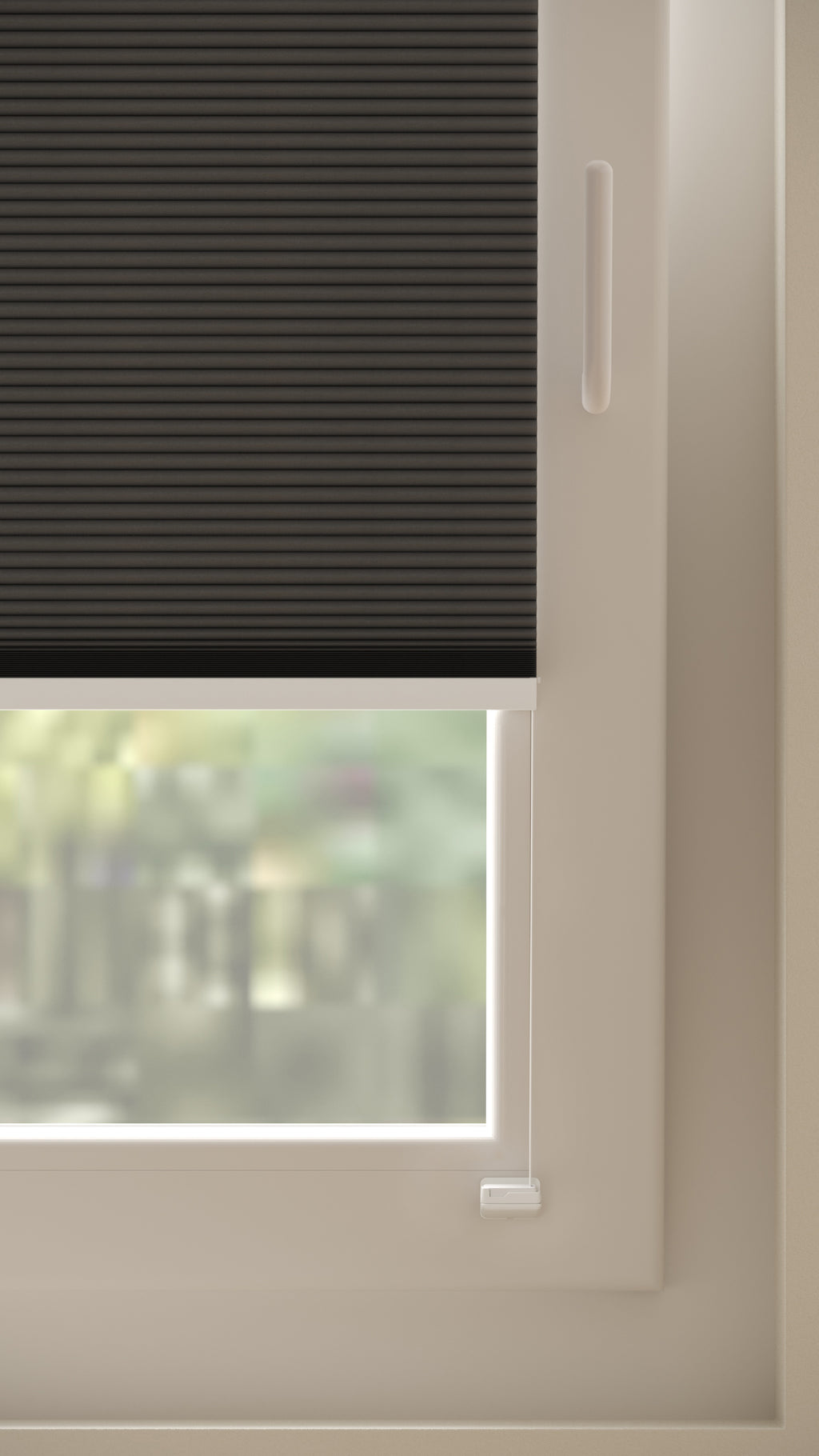 Plissé gordijnen Trend Zwart Verduister 14 - Draai/kiep