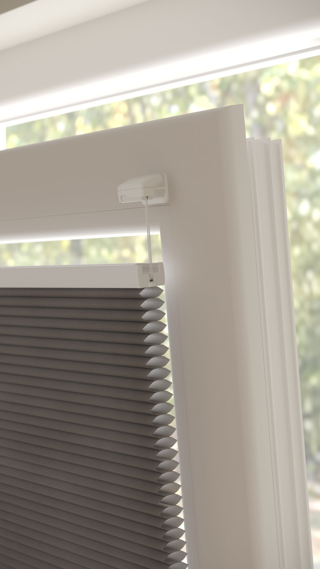 Plissé gordijnen Parijs Donkergrijs 210 - Draai/kiep