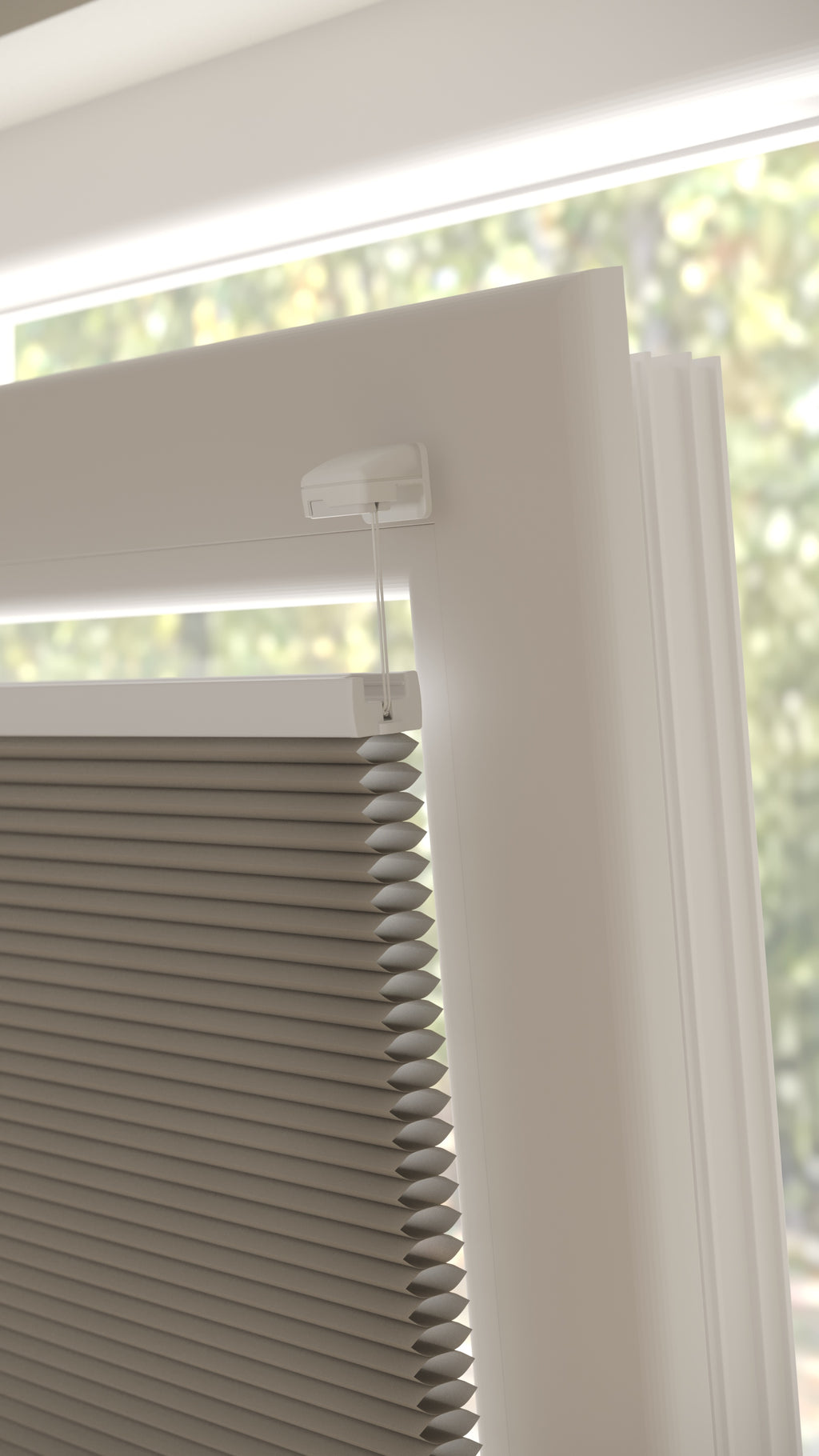 Plissé gordijnen Monaco Zand Verduister 04 - Draai/kiep