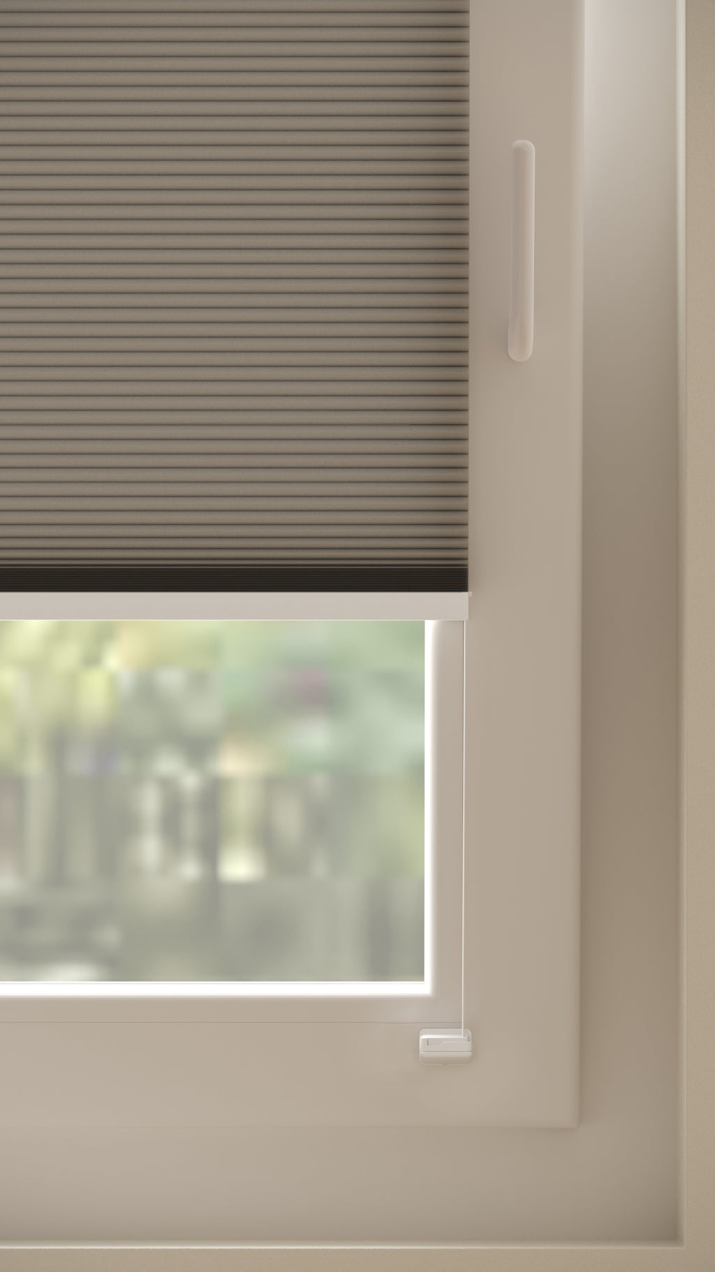 Plissé gordijnen Monaco Zand Verduister 04 - Draai/kiep